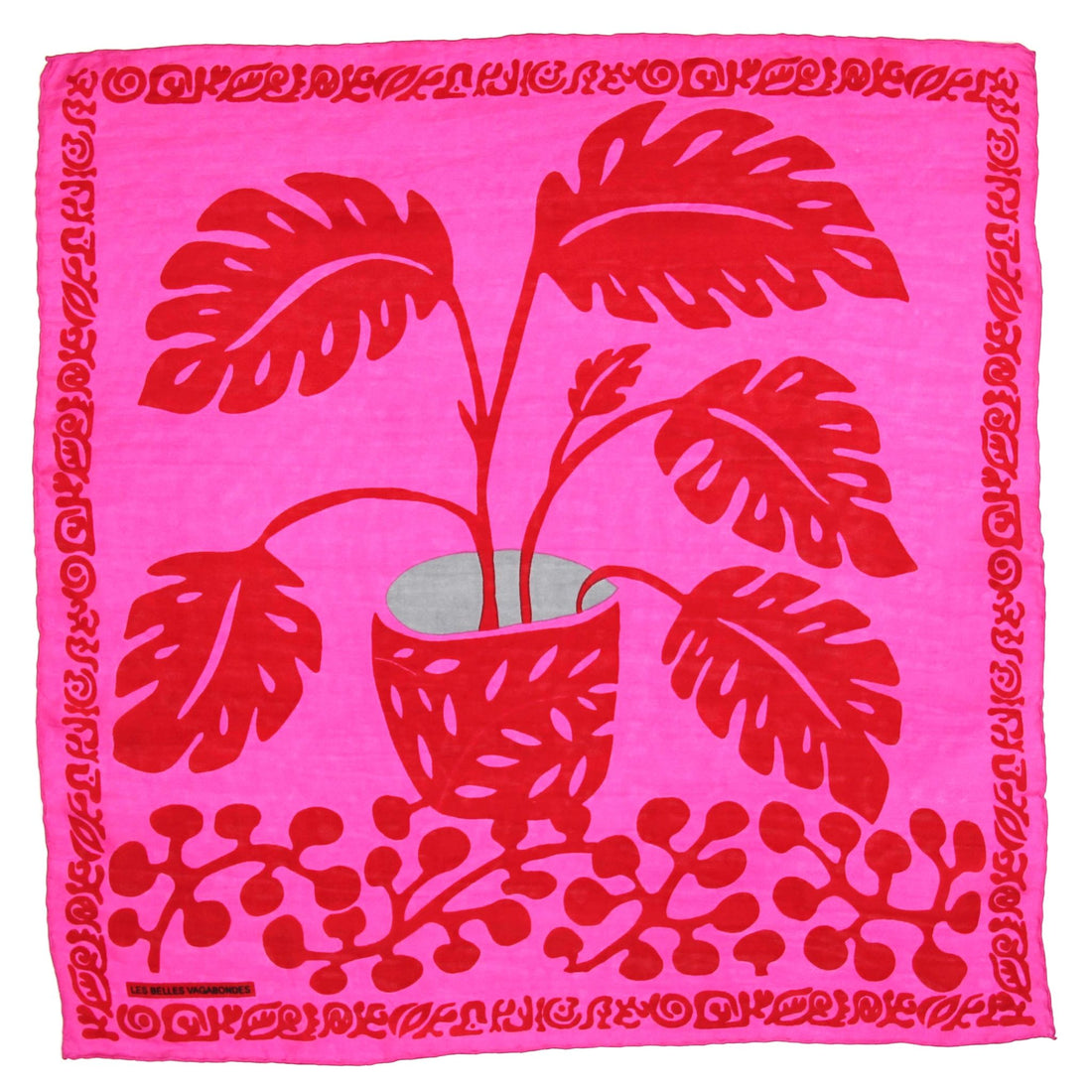 LES BELLES VAGABONDES Mini Soie Arum Fuchsia