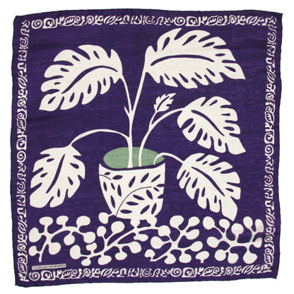 LES BELLES VAGABONDES Mini Soie Arum Prune