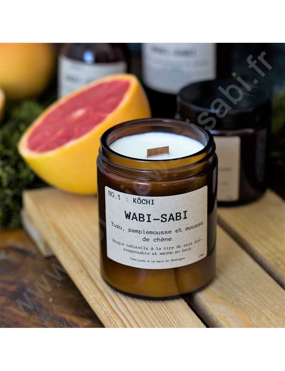 WABI-SABI  Bougie parfumée no 1 Kôchi