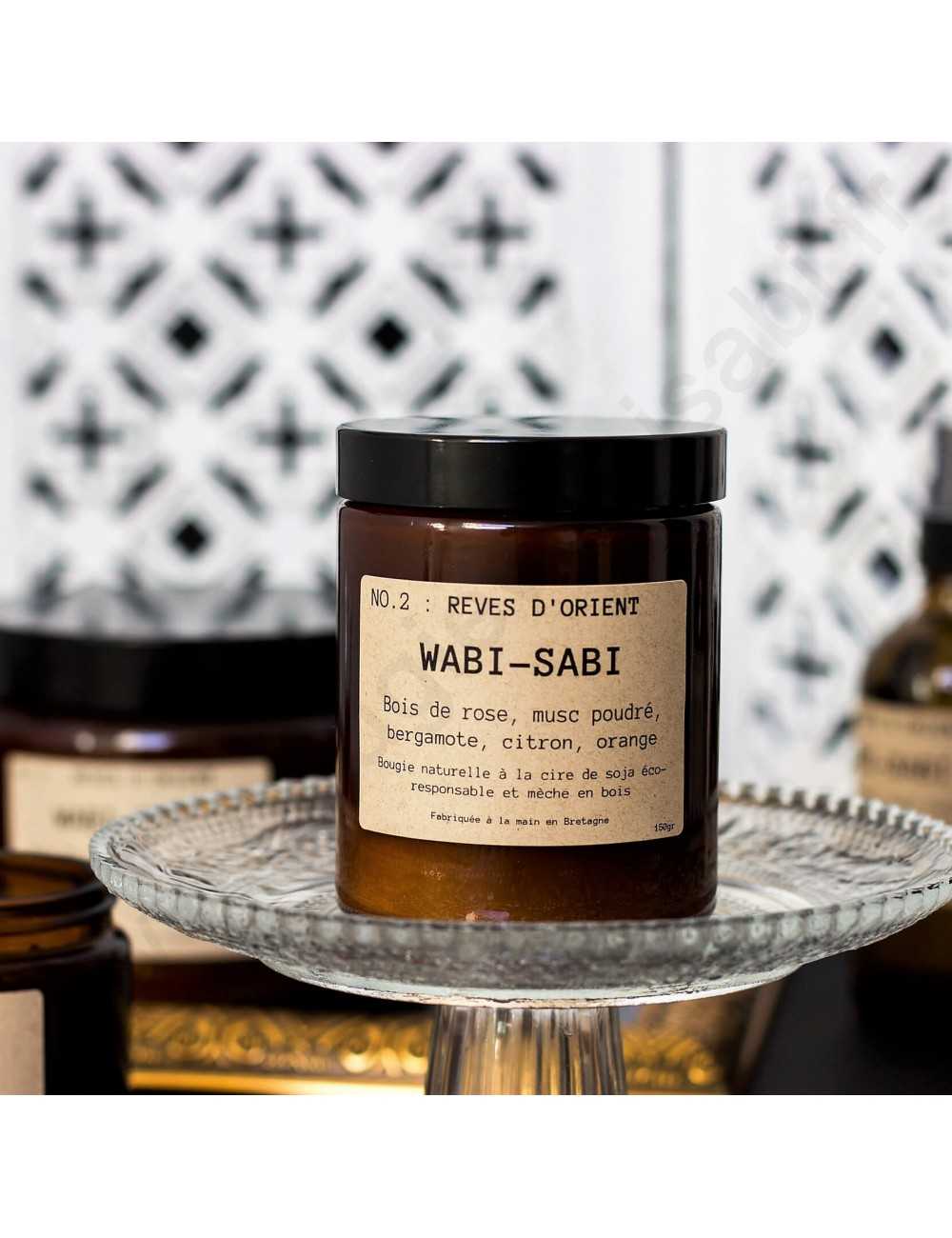 WABI-SABI  Bougie parfumée no 2 Rêves d&