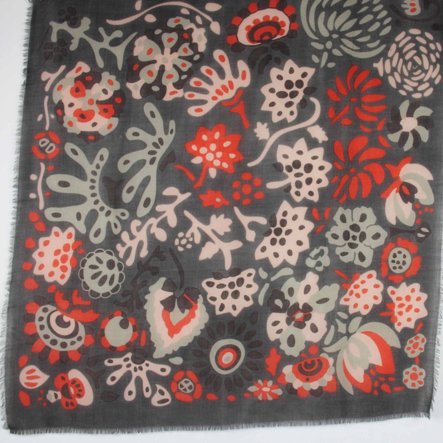 LES BELLES VAGABONDES Carré Laine Girandole Marron