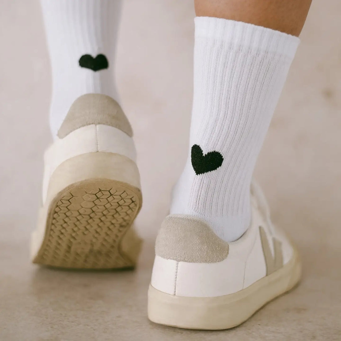 EULENSCHNITT Chaussettes COEUR NOIR