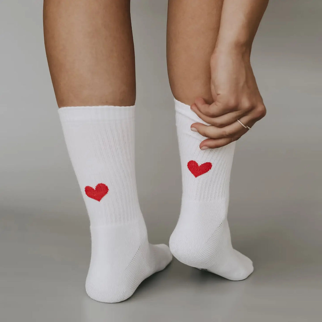 EULENSCHNITT Chaussettes COEUR ROUGE