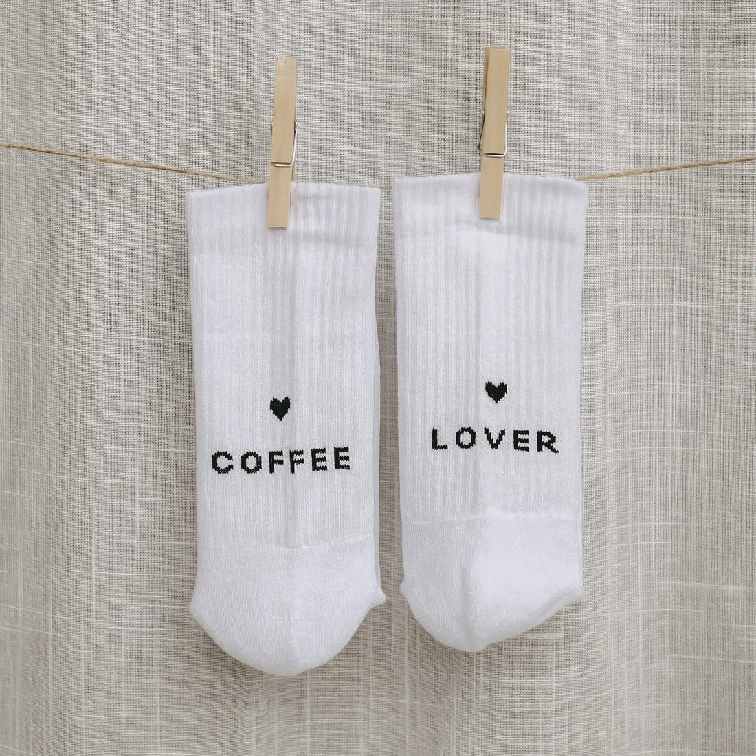 EULENSCHNITT Chaussettes COFFEE LOVER