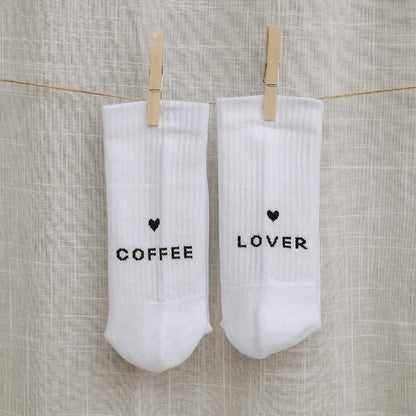 EULENSCHNITT Chaussettes COFFEE LOVER