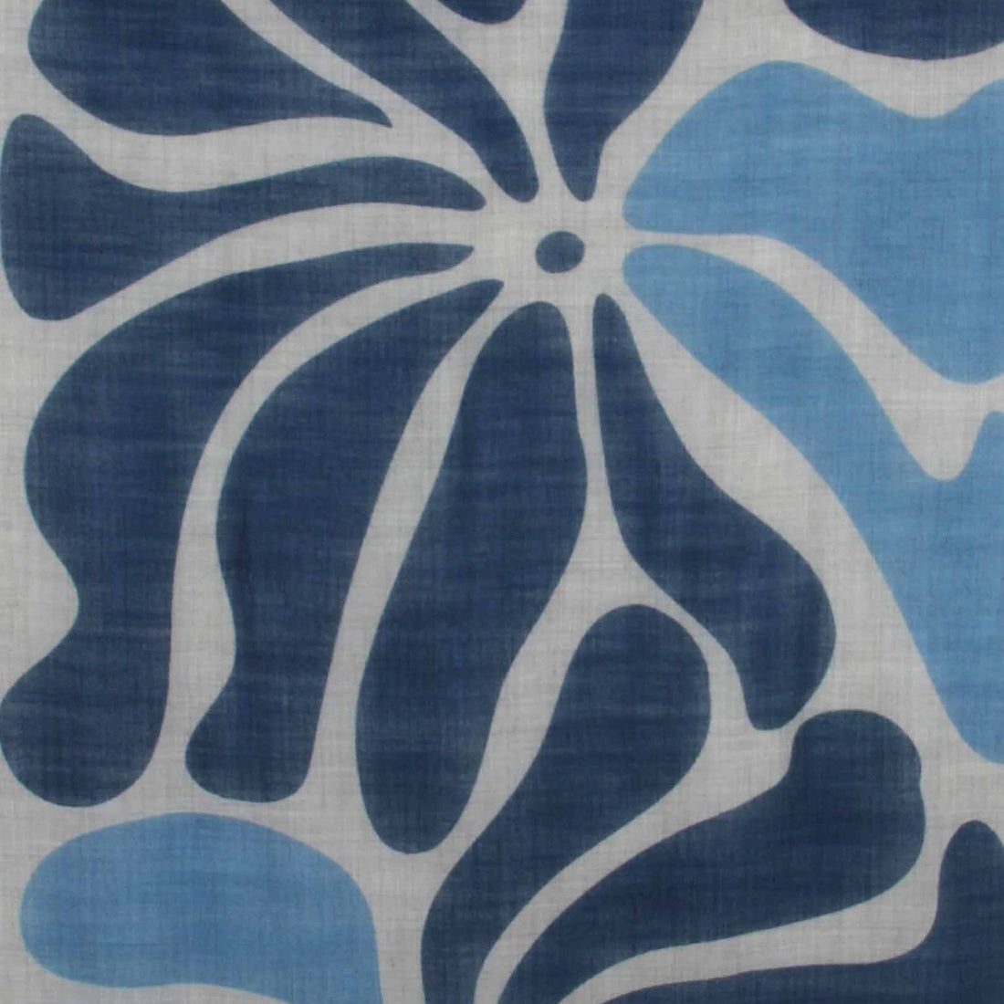 LES BELLES VAGABONDES Echarpe Laine Gardenia Bleu