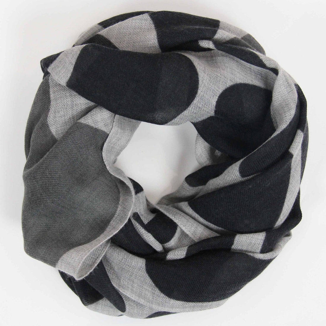 LES BELLES VAGABONDES Echarpe Laine Gardenia Noir