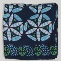 LES BELLES VAGABONDES Mini Soie Idole Marine