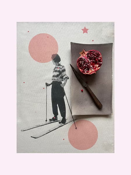 ANGEL FAMILY DESIGN Linge de cuisine Pink Alpine