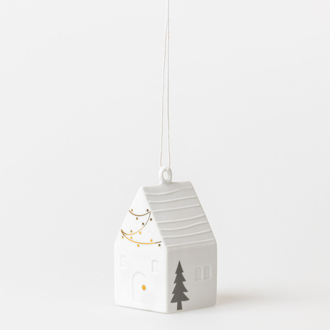 RÄDER Maison en porcelaine à suspendre