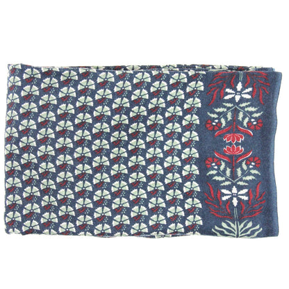 LES BELLES VAGABONDES Echarpe Laine Marigold Marine