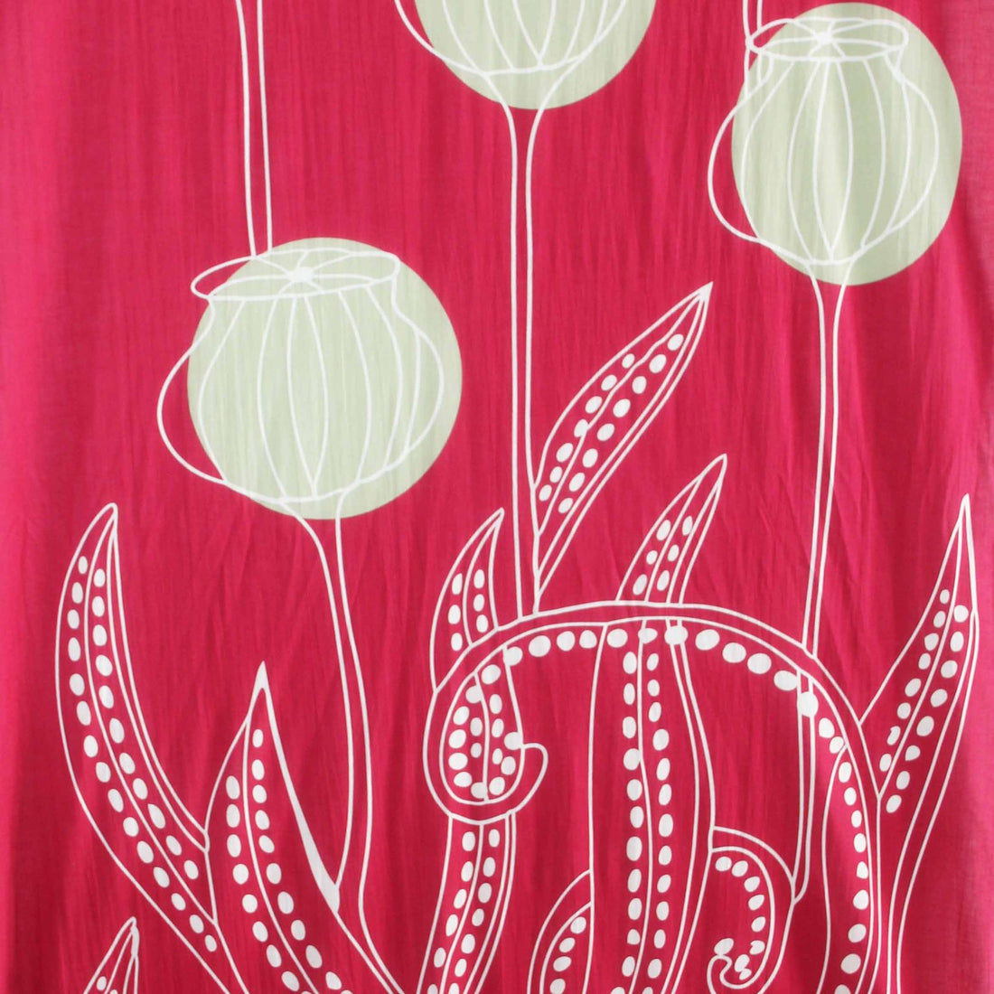 LES BELLES VAGABONDES Foulard Coton Bio Mekong Bordeaux