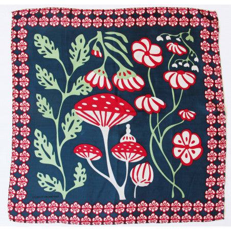 LES BELLES VAGABONDES Mini Soie Alice Marine