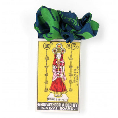 LES BELLES VAGABONDES Mini Soie Arum Vert