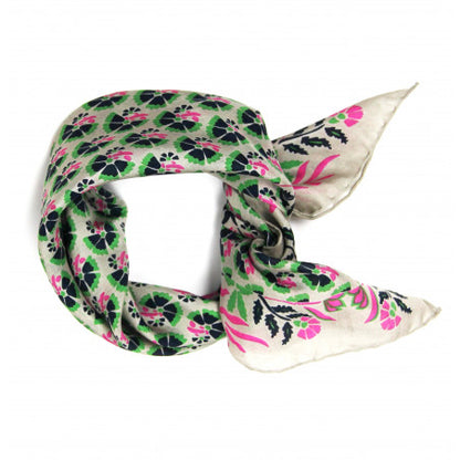 LES BELLES VAGABONDES Mini Soie Augustine Beige