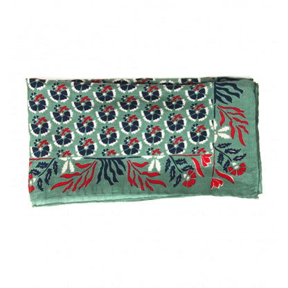 LES BELLES VAGABONDES Mini Soie Augustine Kaki