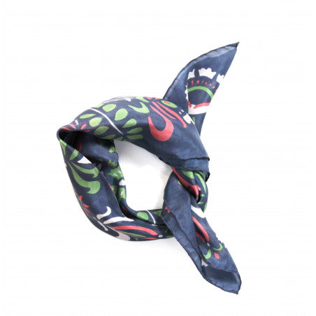 LES BELLES VAGABONDES Mini Soie Yulia Gris