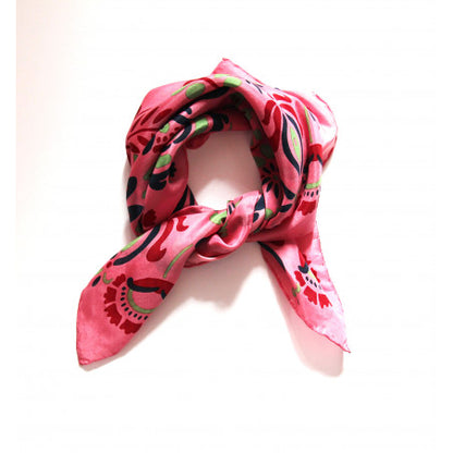 LES BELLES VAGABONDES Mini Soie Yulia Rose