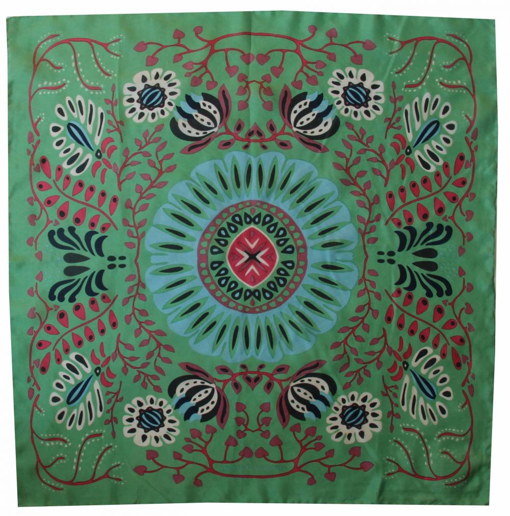 LES BELLES VAGABONDES Mini Soie Marushka Vert