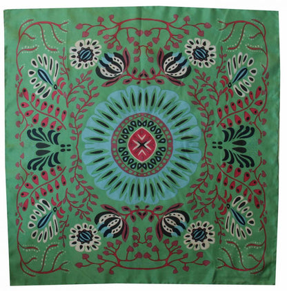 LES BELLES VAGABONDES Mini Soie Marushka Vert