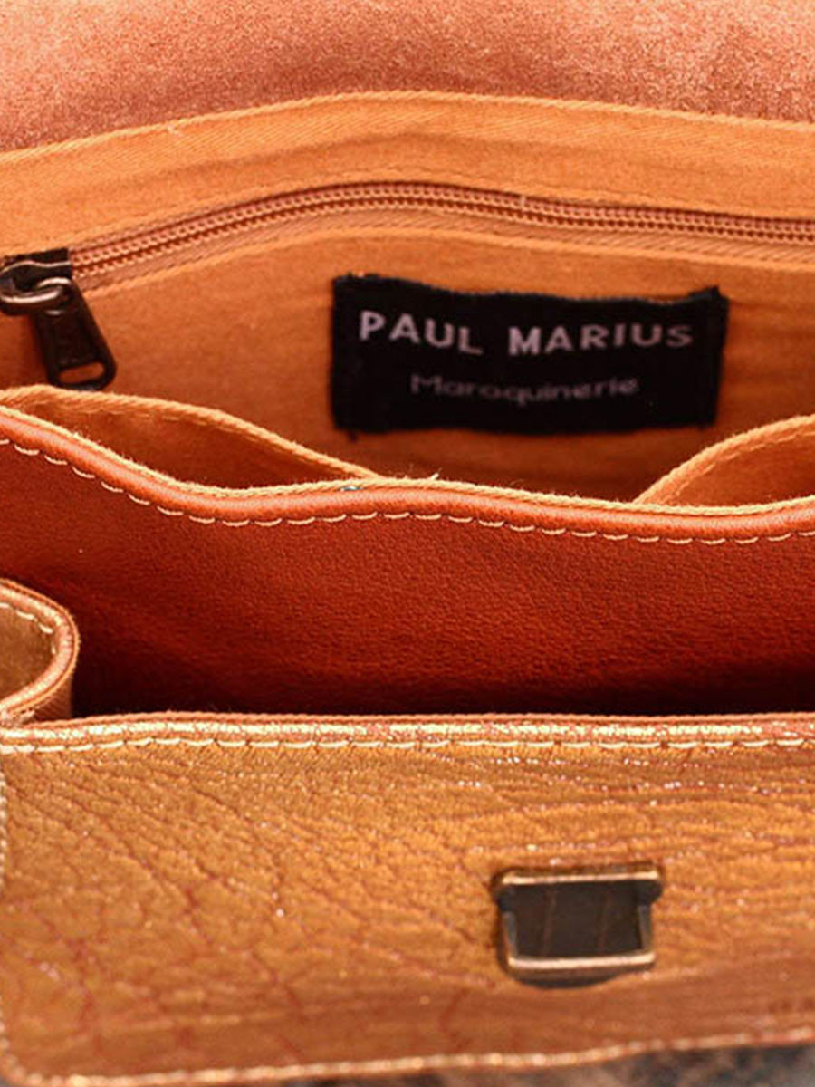 PAUL MARIUS Sac Mademoiselle George Naturel Doré