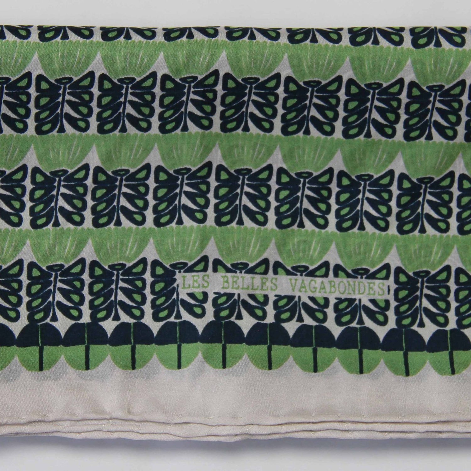 LES BELLES VAGABONDES Mini Soie Oslo Vert
