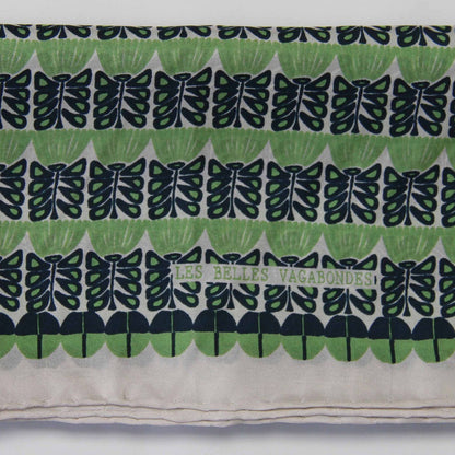 LES BELLES VAGABONDES Mini Soie Oslo Vert