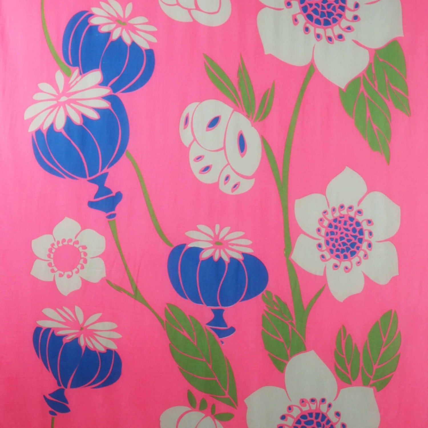LES BELLES VAGABONDES Foulard Coton Bio Poppy Rose