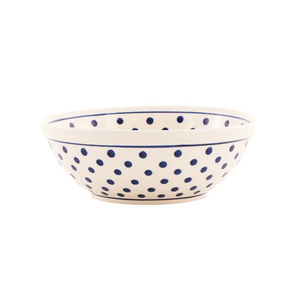 BOLESLAWIEC Saladier Pois Bleus