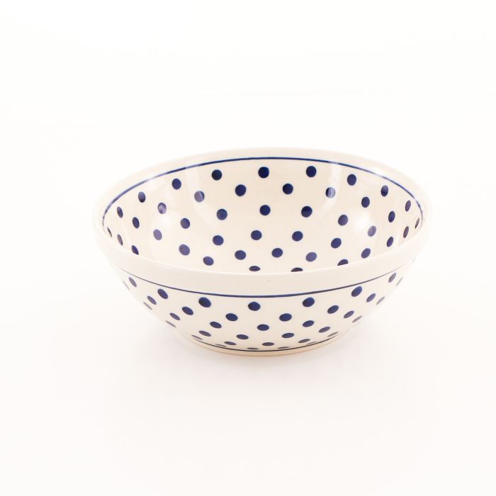 BOLESLAWIEC Saladier Pois Bleus