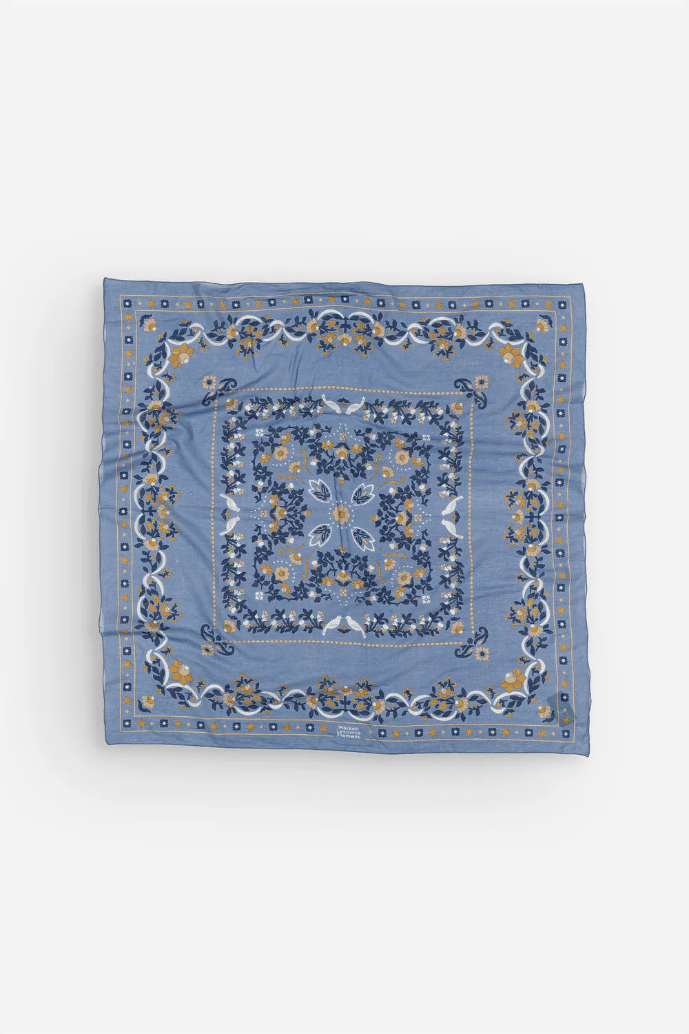 MAISON LECOMTE FLAMENT Foulard Secret Garden Riviera