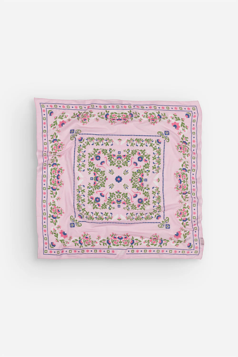 MAISON LECOMTE FLAMENT Foulard Secret Garden Rosy