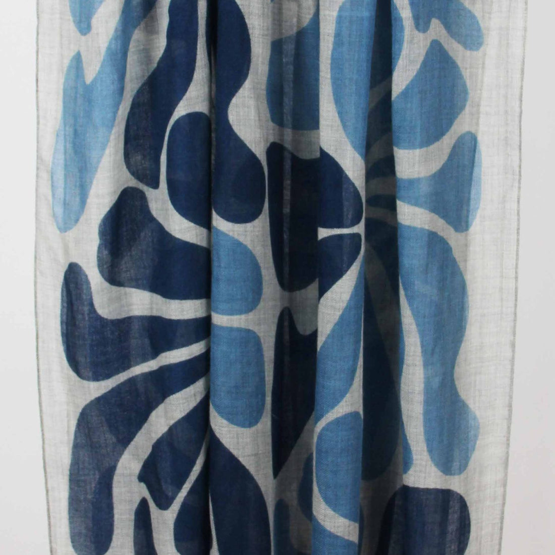 LES BELLES VAGABONDES Echarpe XL Laine Sulipa Bleu