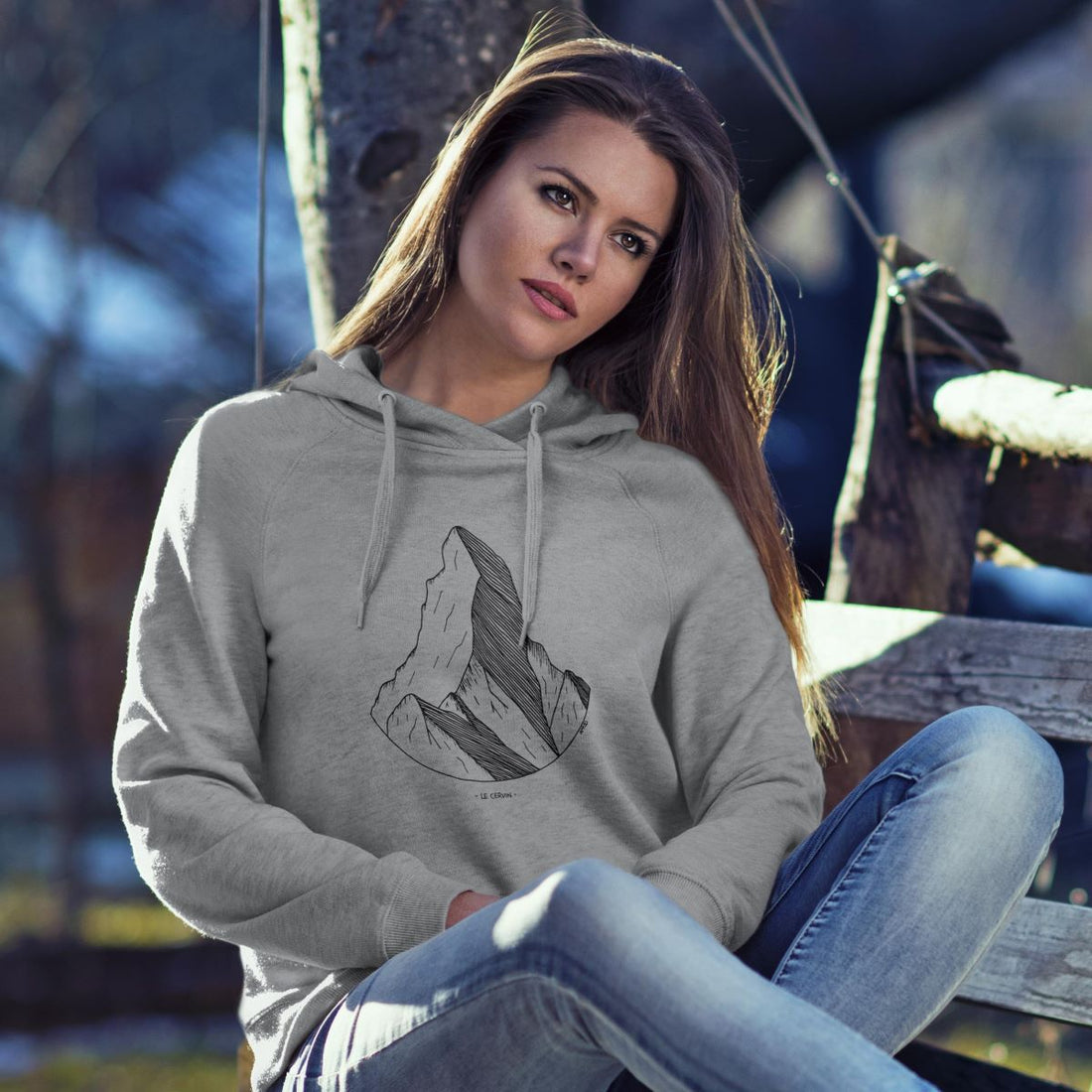 AMT DESIGN Sweat Femme Cervin Soft Grey