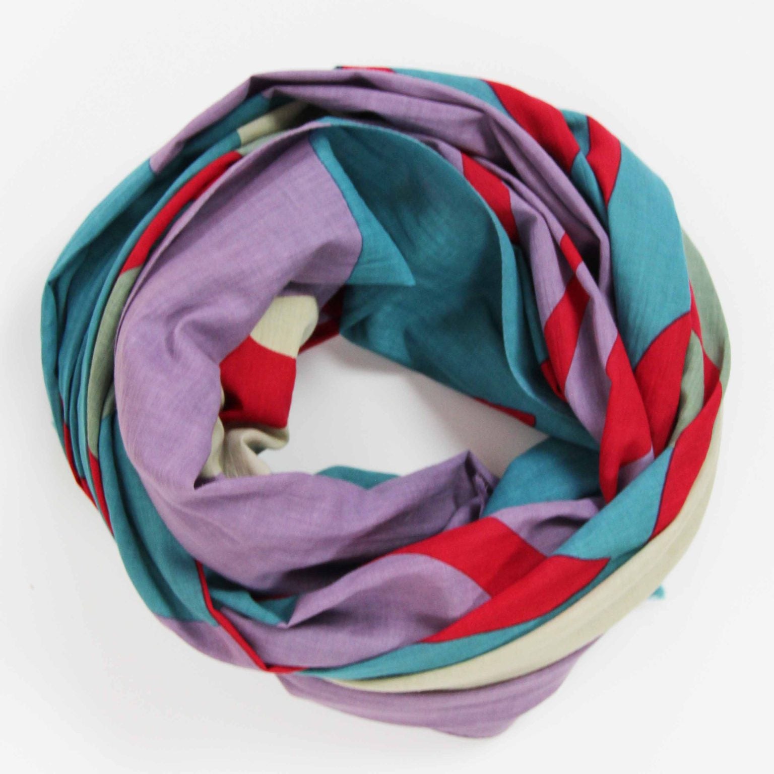 LES BELLES VAGABONDES Foulard Coton Bio Sycomore Gris