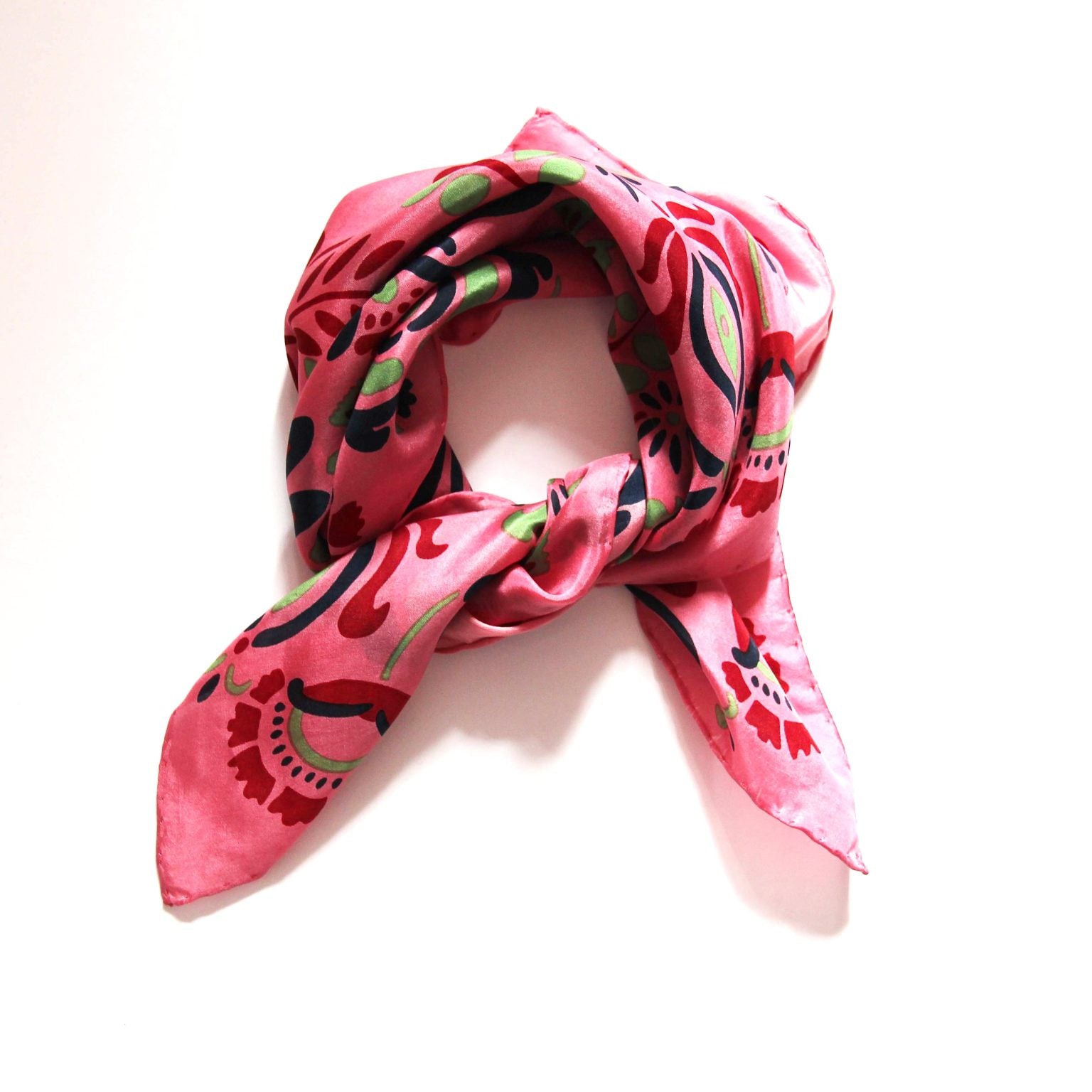 LES BELLES VAGABONDES Mini Soie Yulia Rose