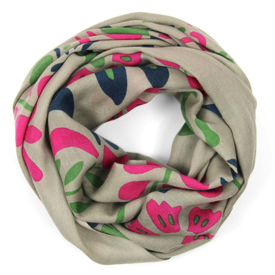 LES BELLES VAGABONDES Echarpe Laine Yvonna Fuchsia